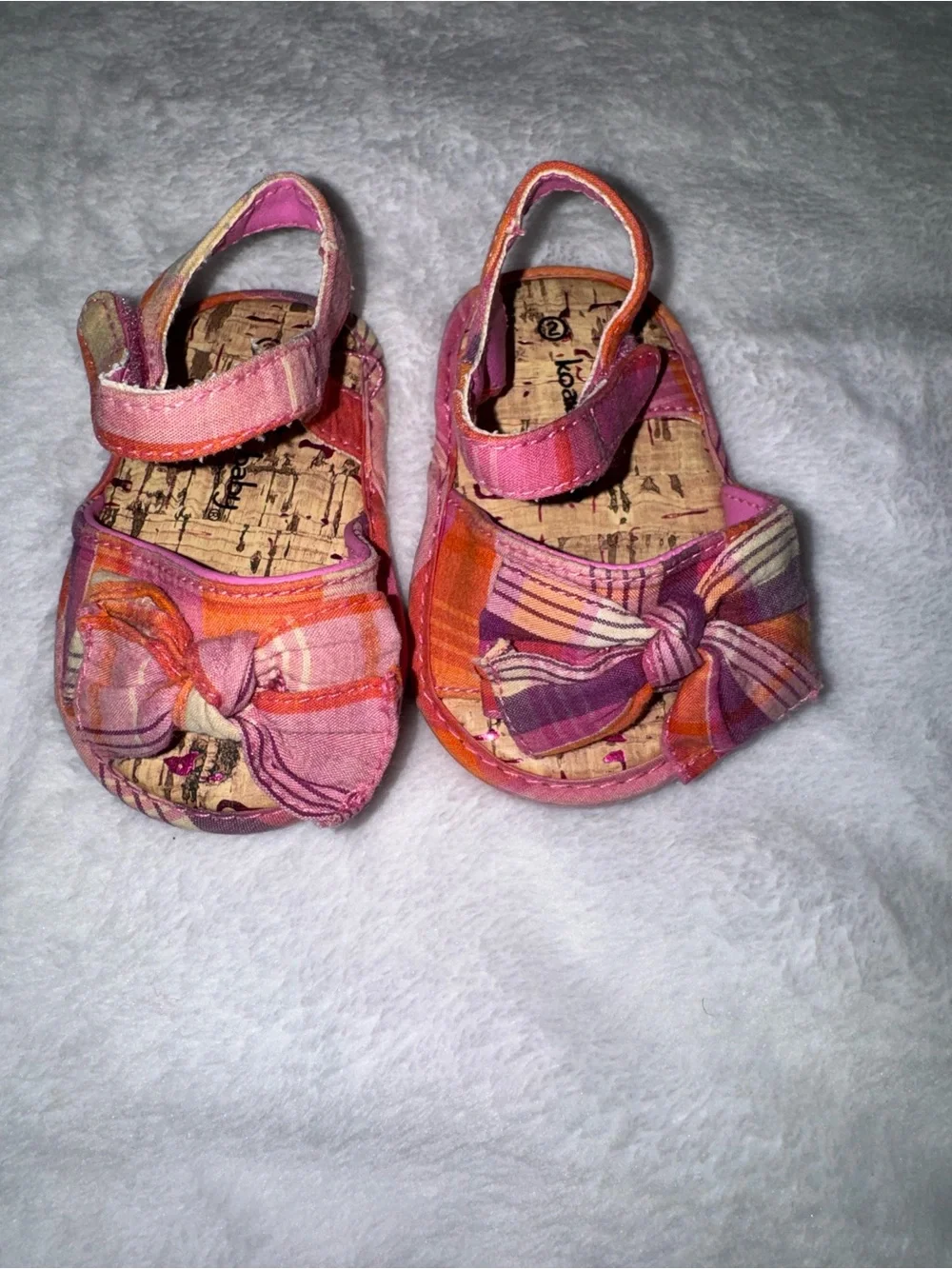 Lot of 3 pairs size 2 shoes for baby